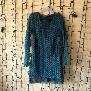 Anthropologie Tracy Reese Underwood/Shera Long-sleeve Shift Dress, Lace